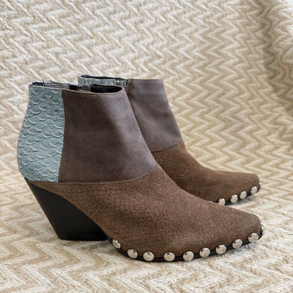 Jeffrey Campbell Deville Studded Ankle Boots